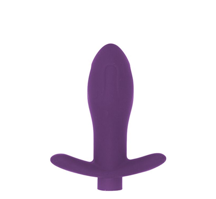 Анальна пробка з вібрацією MAI Attraction Toys №87 Фіолетова 11/3,5 см