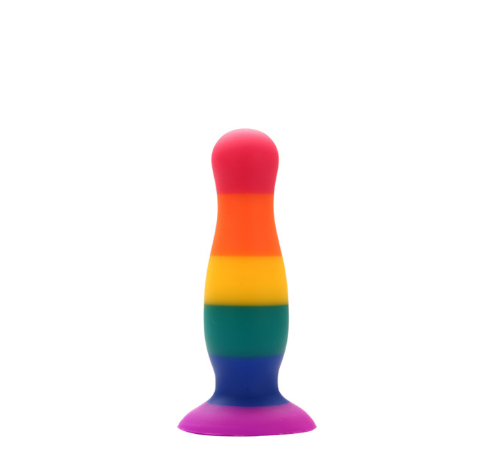 Райдужна Анальна пробка Dreamtoys Colourful Love Plug L