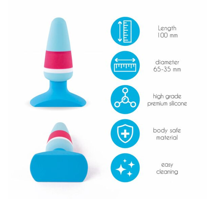 Анальна пробка FeelzToys Plugz Butt Plug Colors Nr. 1