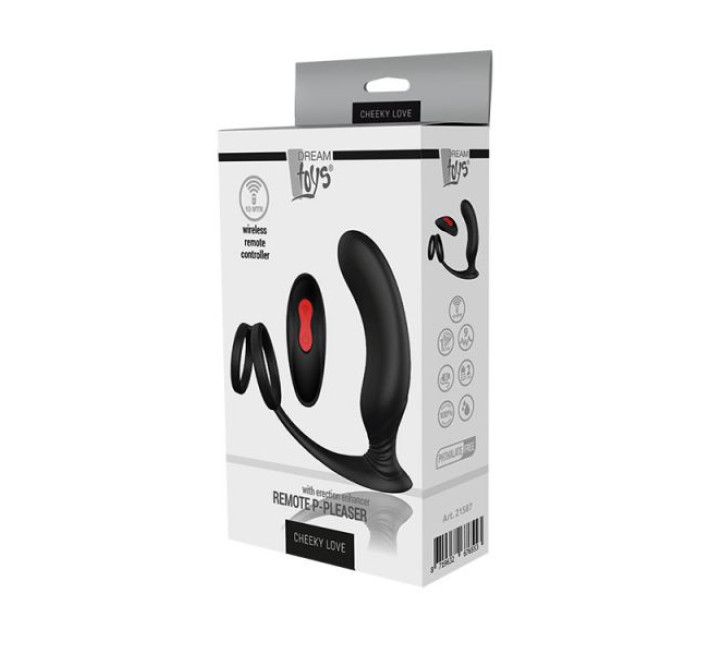 Стимулятор для простати Dreamtoys Cheeky Love Remote P-Pleaser Чорний
