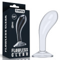 Анальная пробка LoveToy Flawless Clear Prostate Plug 6" Clear