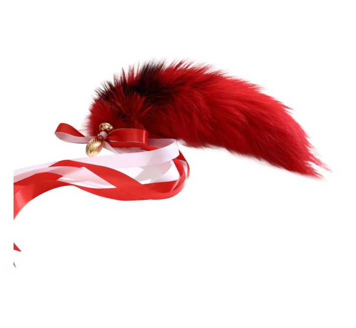 Анальна пробка з хвостом лисиці LOCKINK SEVANDA Red Vixen Set with Pear-shape Plug