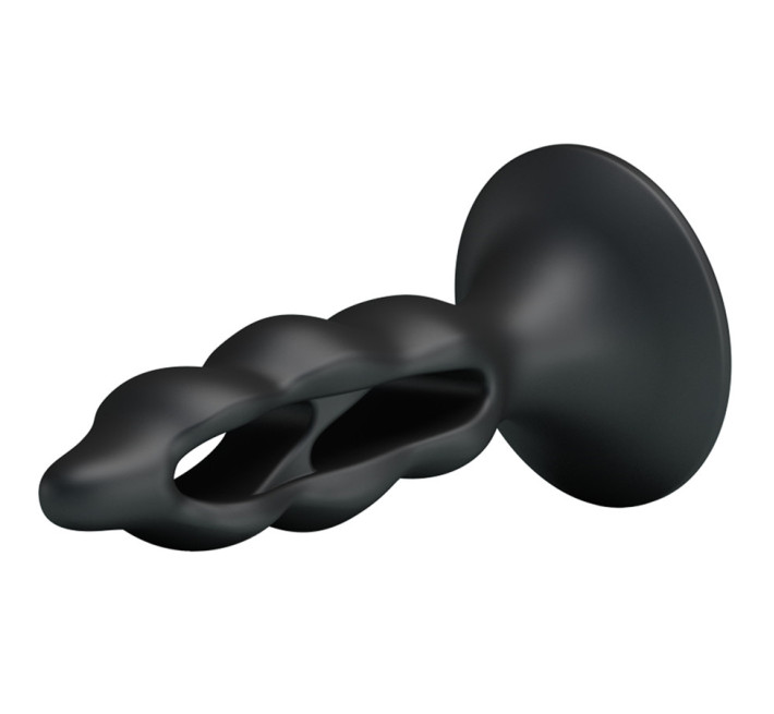 Стимулятор простати LyBaile Silicone Butt Plug tension Exerciser Чорний LK0201