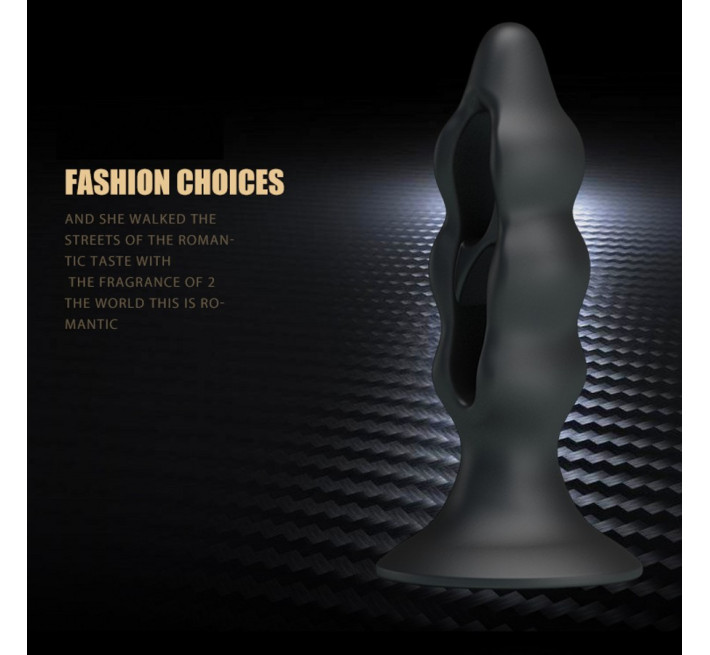 Стимулятор простати LyBaile Silicone Butt Plug tension Exerciser Чорний LK0201