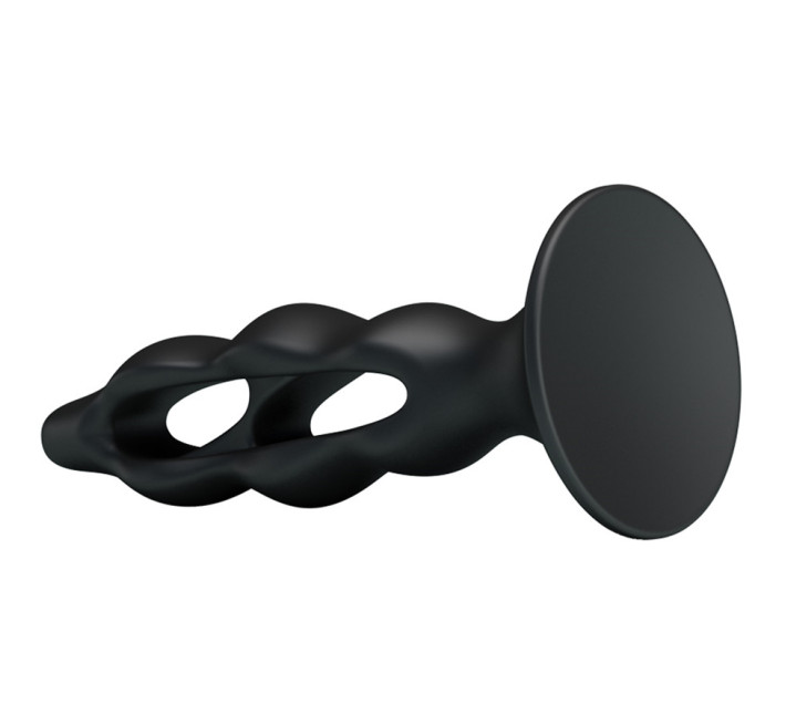 Стимулятор простати LyBaile Silicone Butt Plug tension Exerciser Чорний LK0201