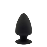 Термоактивна Анальна пробка Dreamtoys Premium Silicone Plug Чорна M
