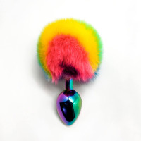 Анальная пробка Wooomy Filippi L, с пушистым хвостиком, диаметр 4 см, длина 9 см. Анальная пробка Wooomy Filippi L, с пушистым хвостиком, диаметр 4 см, длина 9 см.