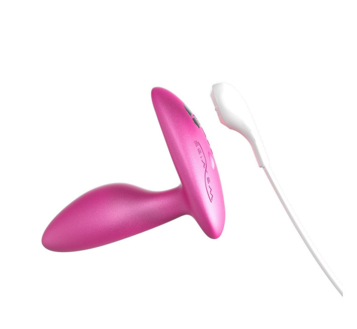 Анальная смарт-вибропробка We-Vibe Ditto+ Cosmic Pink, 10 режимов, пульт ДУ