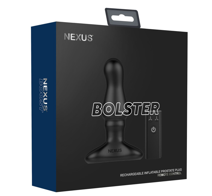 Анальна вібропробка Nexus Bolster з надувною головкою для чоловіків, пульт ДК