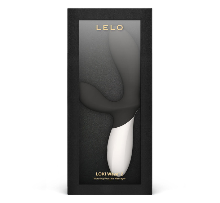 Массажер простаты LELO Loki Wave 2 Black, 2 мотора, манящее движение + вибрация