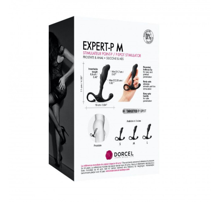 Ергономічний ручний масажер простати Marc Dorcel Expert P size M