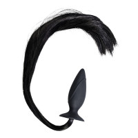 Анальна пробка You2Toys Pony Whip Plug Чорна Анальна пробка You2Toys Pony Whip Plug Чорна