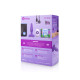 Анальна пробка із 3 моторами B-Vibe Trio Remote Control Butt, фіолетова