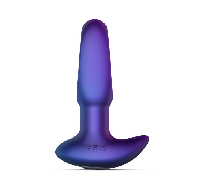 Анальна пробка з віброязичком Hueman - Voyager Butt Plug With Tapping