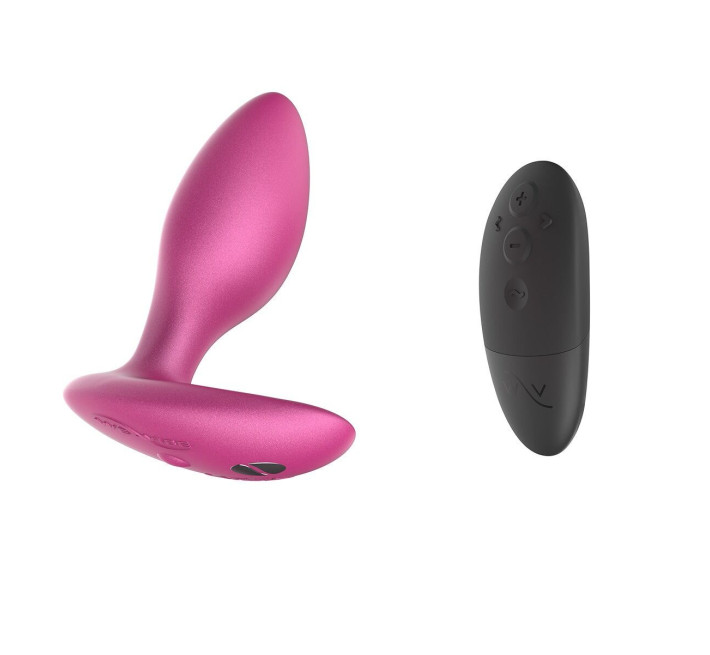 Анальная смарт-вибропробка We-Vibe Ditto+ Cosmic Pink, 10 режимов, пульт ДУ