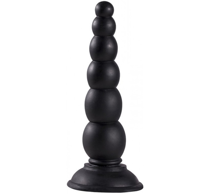 Анальна пробка Dreamtoys MenzStuff Beaded Probe Чорна