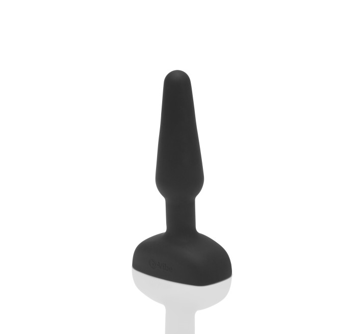 Анальна пробка із 3 моторами B-Vibe Trio Remote Control Butt, чорна