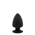 Термоактивна Анальна пробка Dreamtoys Premium Silicone Plug Чорна S