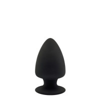 Термоактивна Анальна пробка Dreamtoys Premium Silicone Plug Чорна S