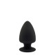 Термоактивна Анальна пробка Dreamtoys Premium Silicone Plug Чорна S