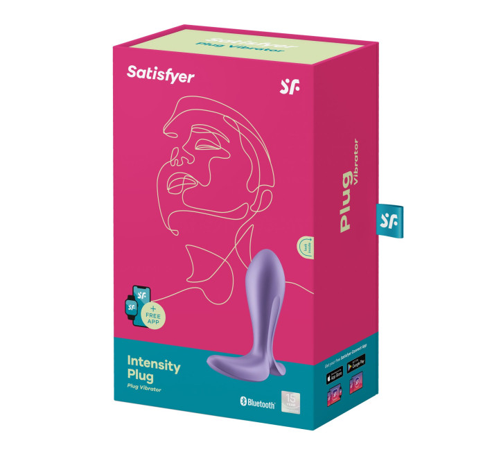 Анальная смарт-пробка с вибрацией Satisfyer Intensity Plug Purple