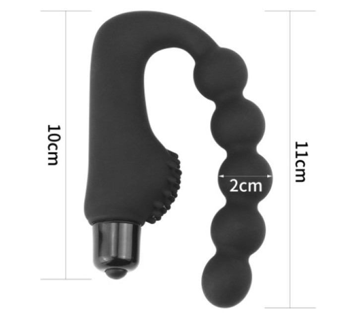 Анальний стимулятор LoveToy Anal Indulgence Collection Silicone Power Beads Stimulator