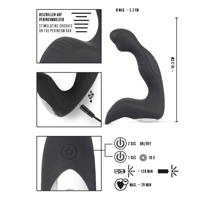 Масажер простати Rebel Rechargeable Prostate Stimulator 5953900000