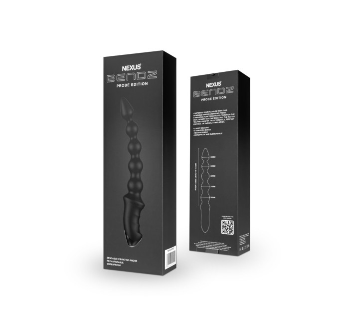 Анальний вібратор-буси Nexus BENDZ Bendable Vibrator Probe Edition, ефект пам’яті форми