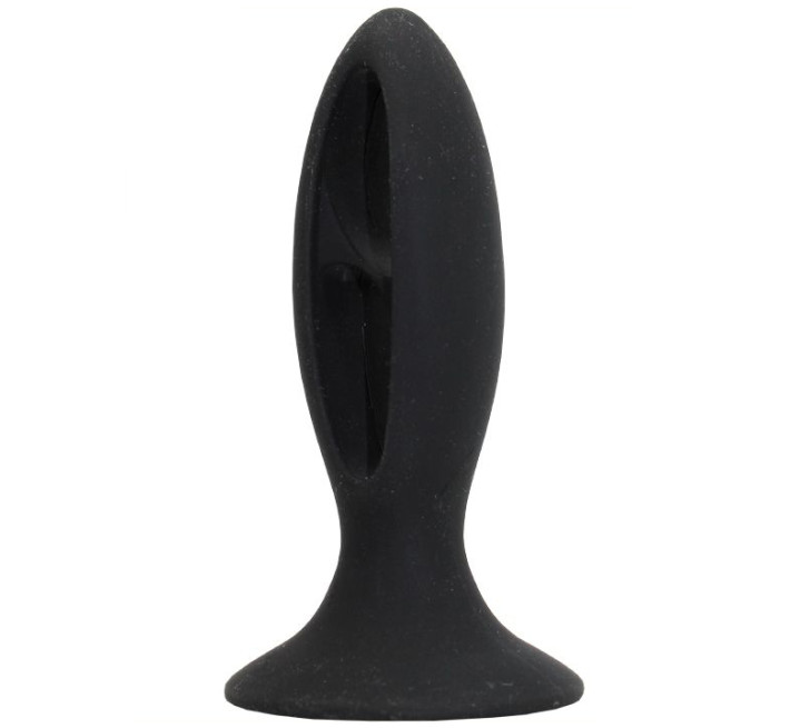 Стимулятор простаты LyBaile Silicone Butt Plug tension Exerciser Черный 12 см