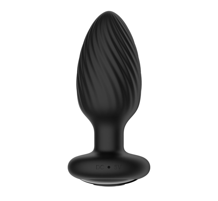 Анальна пробка Nexus TORNADO Medium, ротація + вібрація, пульт ДК