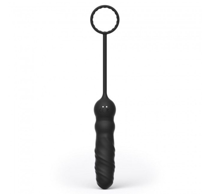 Анальный вибратор Marc Dorcel Deep Seeker с эрекционным кольцом и пультом ДУ