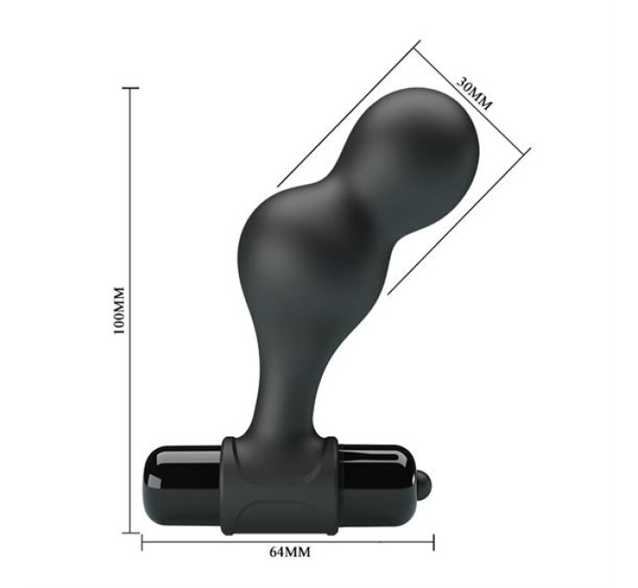 Анальная пробка Mr.Play Silicone Vibrating Anal Plug 1227
