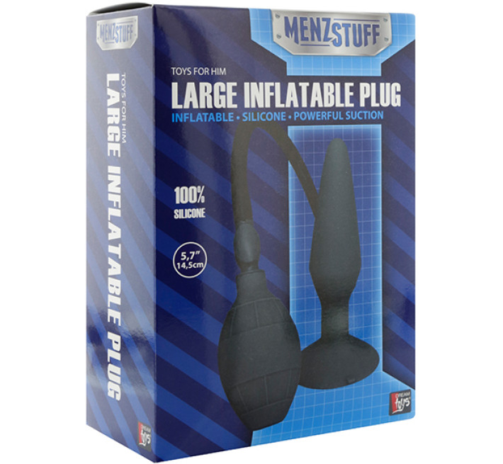 Надувний анальний плаг Dreamtoys MenzStuff Large Inflatable Plug