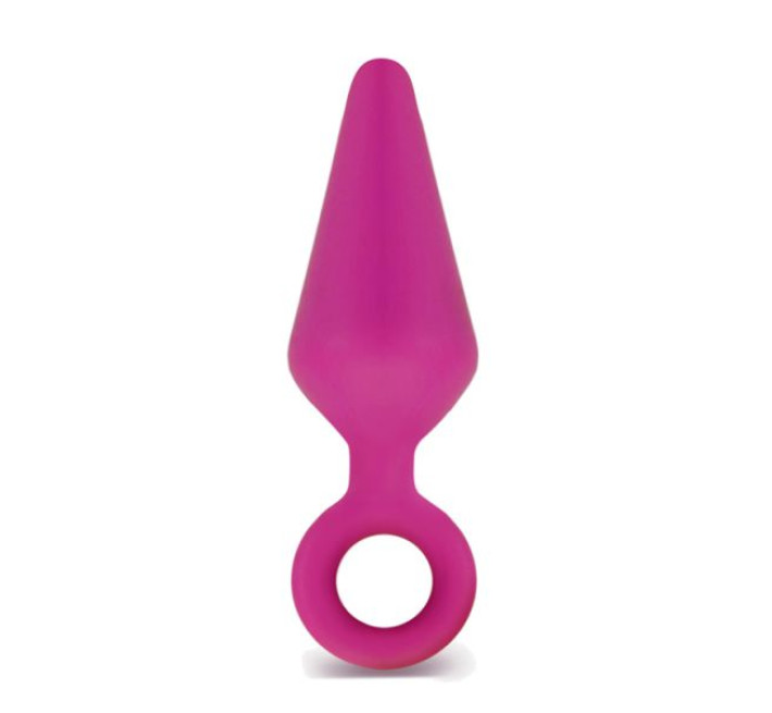 Анальна пробка Blush LUXE CANDY RIMMER LARGE Фуксія