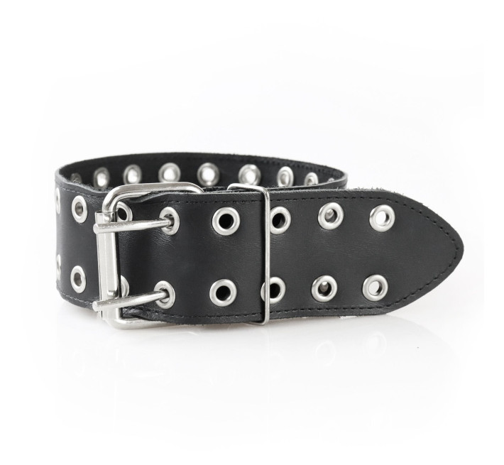 Ошейник Art of Sex - Tessa, натуральная кожа, цвет черный
