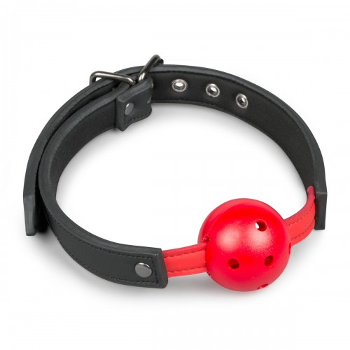 Кляп EasyToys Ball Gag With PVC Ball - Red