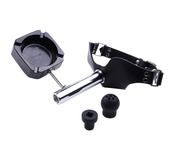 Набір для домінування LOCKINK SEVANDA Objectification Human Furniture Set, маска та 4 насадки