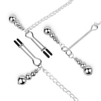 Затискачі для сосків та клітора Bedroom Fantasies: Nipple and Clitoris Clamps - Silver Затискачі для сосків та клітора Bedroom Fantasies: Nipple and Clitoris Clamps - Silver