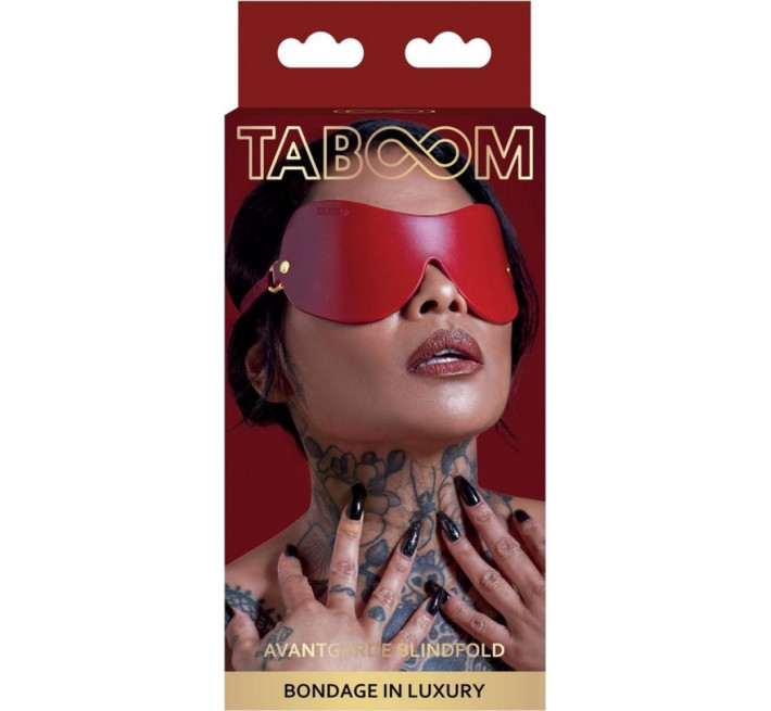 Маска із закритими очима Taboom червона