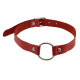 Кляп sLash Leather O-Ring Gag, Red