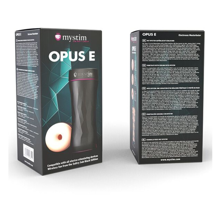 Мастурбатор Mystim Opus E Donut для електростимулятора