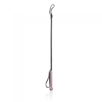 Батіг з діамантами DS Fetish Whip diamond pink 73 см