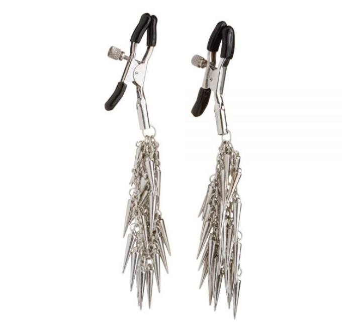 Затискачі на соски із шипами Lucky Bay Silver Metall