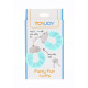 Наручники з хутром Toy Joy Furry fan cuffs Блакитні