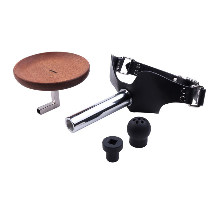 Набір для домінування LOCKINK SEVANDA Objectification Human Furniture Set, маска та 4 насадки