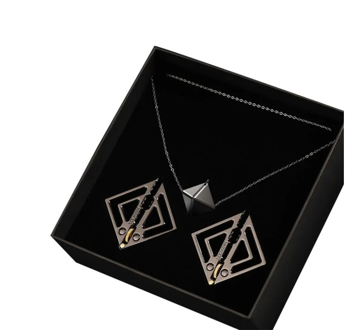 Зажимы для сосков с тяжелой подвеской LOCKINK Adjustable Nipple Clamps with Heavy Pendant - Grey