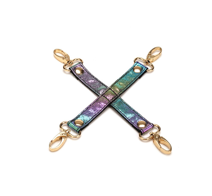 БДСМ-набор Liebe Seele Vivid Rainbow 8 Pieces Set, 8 аксессуаров, экокожа на бархатной основе