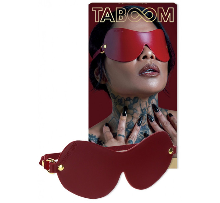 Маска із закритими очима Taboom червона