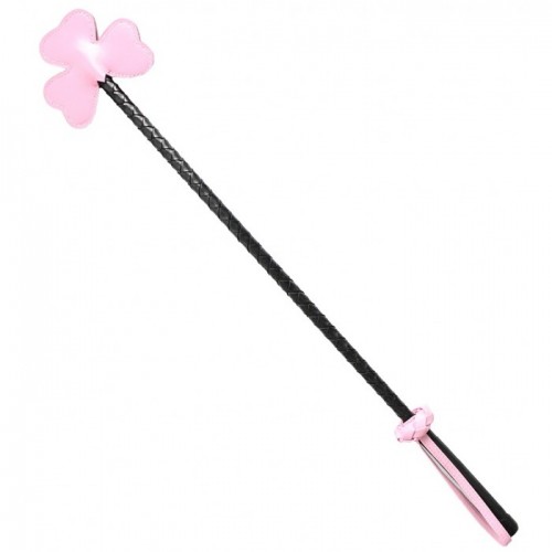 Стек DS Fetish Crop flower pink, 70 см