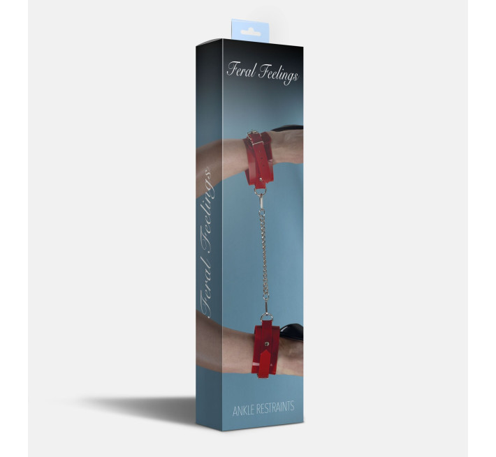 Поножи Feral Feelings - Ankle Restraints Red